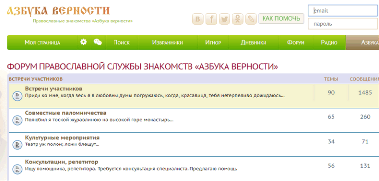 Азбука верности православный сайт моя страница